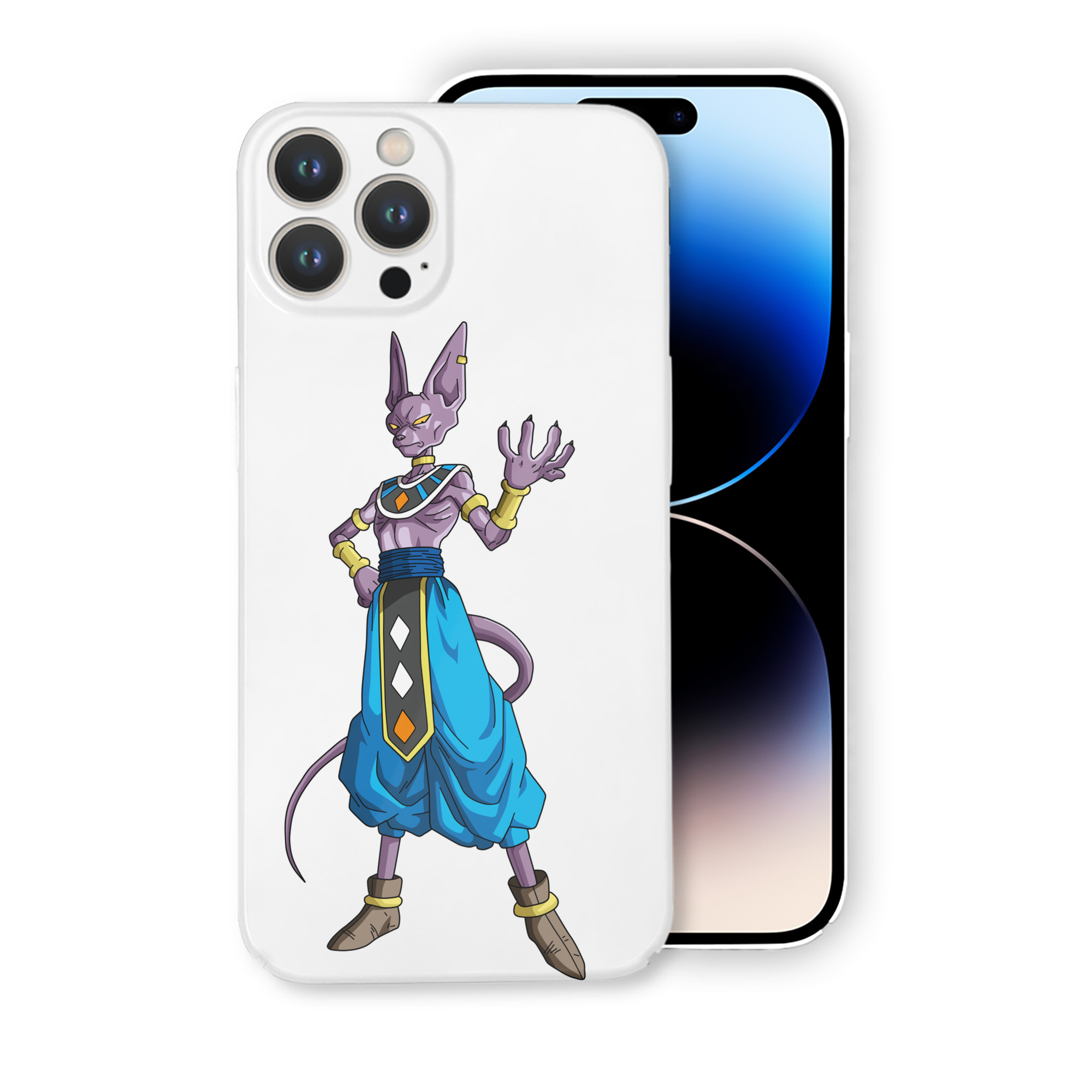 （画像用） ドラゴンボール ビルス 破壊神ビルス DRAGON BALL Beerus Birusu 【iPhone 14シリーズ対応】ハードケース